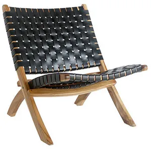 EBUY24 Perugia Fauteuil en cuir, pas cher