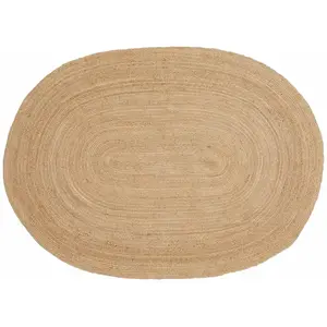 Comparateur de prix : House Nordic Tapis oval en jute naturel 140 x 200 cm
