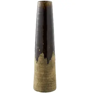 Vase céramique House Nordic (x4) Marron 11x39 cm 4442066