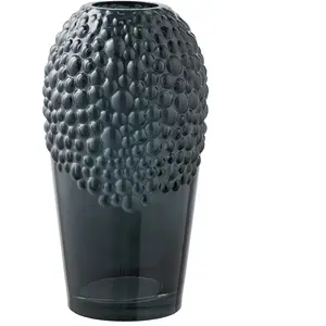 Vase en verre House Nordic (x4) Gris 14x25 cm 4442063