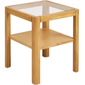 ebuy24 Greta table d'angle chêne. pas cher