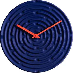 raawii - Horloge murale Minos - Bleu - Faïence émaillée - Designer Man...Vendu parmade-in-design