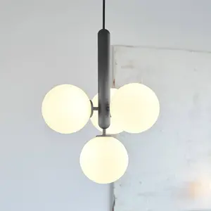 Comparateur de prix : Nuura Aps Nuura Liila 4 suspension à 4 lampes gris/opale