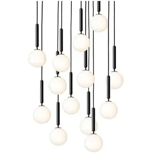 Nuura MIIRA-Suspension 13 lumières Verre Ø90cm