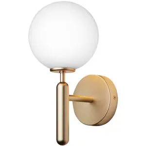 Nuura Aps Nuura Miira Wall applique en laiton/blancheVendu parmade-in-design
