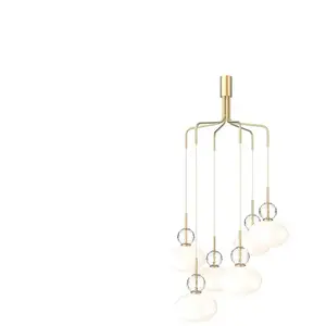 Nuura RIZZATTO CLUSTER 6-Plafonnier 6 lumières Métal/Verre Ø93cm pas cher