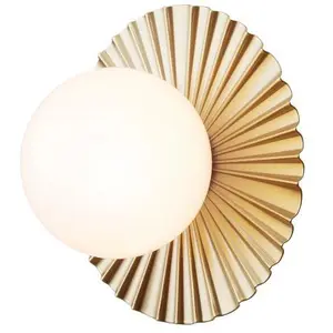 Comparateur de prix : Nuura LIILA MUUSE SMALL-Applique murale Métal/Verre Ø20cm