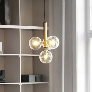 Comparateur de prix : Nuura Aps Nuura Liila 4 suspension laiton/transparent