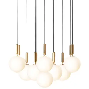 Nuura MIIRA-Suspension 13 lumières Verre Ø90cm
