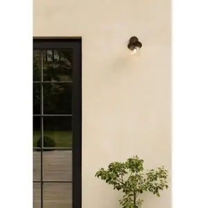 Nuura Aps Applique murale d'extérieur Nuura Liila, largeur 16 cm, noir...Vendu parluminaire