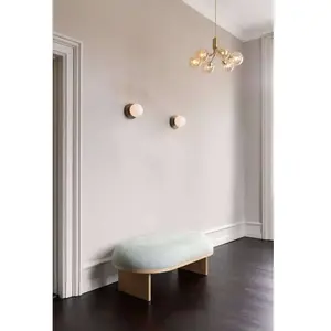 Comparateur de prix : Nuura Aps Suspension Nuura Apiales 6, Ø 50 cm, couleur laiton/or