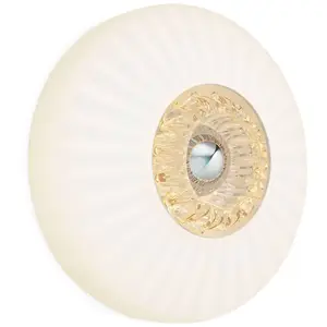 DESIGN BY US Applique murale New Wave Optic XL, blanc opalin, Eyeball,...Vendu parluminaire
