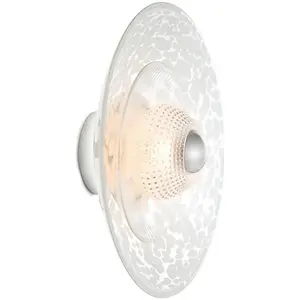 DESIGN BY US Applique murale Disco Rama, transparente, verre, E27Vendu parluminaire