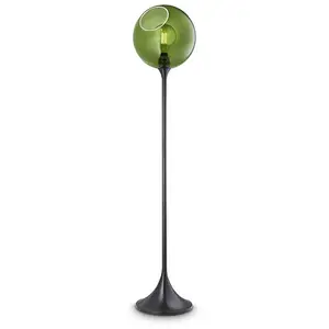 DESIGN BY US Lampe sur pied Ballroom, vert, verre, soufflé à la bouche...Vendu parluminaire
