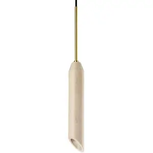 DESIGN BY US Suspension Marble Art, couleur sable, marbre, hauteur 30 ... pas cher