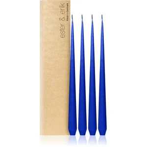 ester & erik Lot de 4 bougies Taper Candles, 32 cm, 48 bleuets [SET4] pas cher