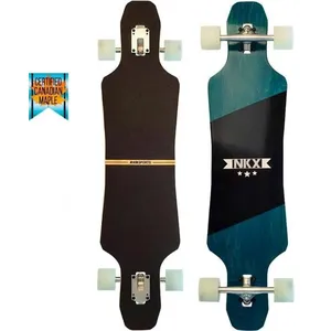 Longboard - NKX - Fearless Bleu 39.5 - Érable canadien - Freeride pas cher