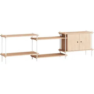 MOEBE - Etagère Shelving System - Bois naturel - MDF placage chêneVendu parmade-in-design