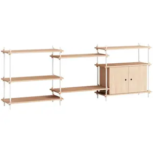 MOEBE - Etagère Shelving System - Bois naturel - MDF placage chêneVendu parmade-in-design