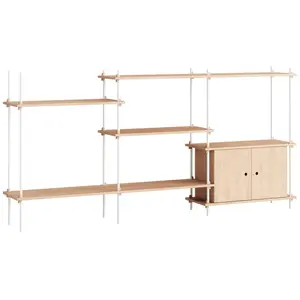 MOEBE - Etagère Shelving System - Bois naturel - MDF placage chêneVendu parmade-in-design