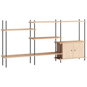 MOEBE - Etagère Shelving System - Bois naturel - MDF placage chêneVendu parmade-in-design