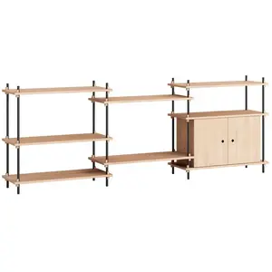 MOEBE - Etagère Shelving System - Bois naturel - MDF placage chêneVendu parmade-in-design