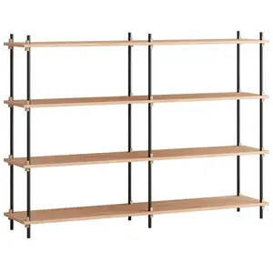MOEBE - Etagère Shelving System - Bois naturel - MDF placage chêneVendu parmade-in-design