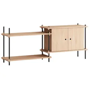 MOEBE - Etagère Shelving System - Bois naturel - MDF placage chêneVendu parmade-in-design