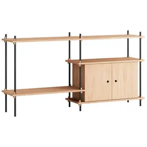 MOEBE - Etagère Shelving System - Bois naturel - MDF placage chêneVendu parmade-in-design