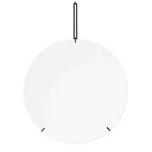 Miroir mural noir 50 cm - Moebe