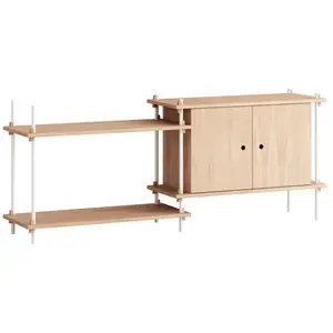 MOEBE - Etagère Shelving System - Bois naturel - MDF placage chêneVendu parmade-in-design