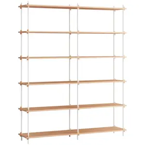 MOEBE - Etagère Shelving System - Bois naturel - MDF placage chêneVendu parmade-in-design