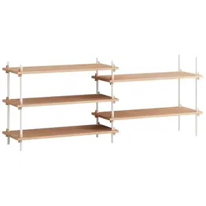 MOEBE - Etagère Shelving System - Bois naturel - MDF placage chêneVendu parmade-in-design