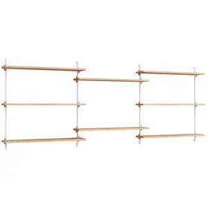 MOEBE - Etagère Wall Shelving - Bois naturel - MDF placage chêneVendu parmade-in-design