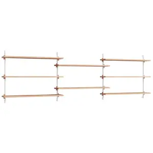MOEBE - Etagère Wall Shelving - Bois naturel - MDF placage chêneVendu parmade-in-design