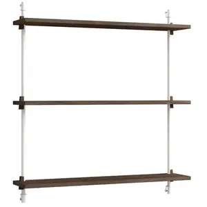 MOEBE - Etagère Wall Shelving - Marron - MDF placage chêneVendu parmade-in-design