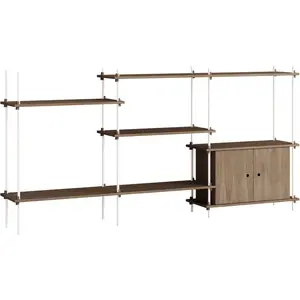MOEBE - Etagère Shelving System - Marron - MDF placage chêneVendu parmade-in-design