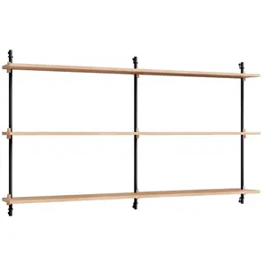 MOEBE - Etagère Wall Shelving - Bois naturel - MDF placage chêneVendu parmade-in-design