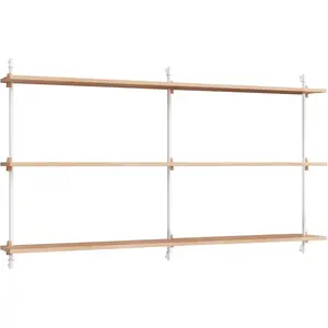 MOEBE - Etagère Wall Shelving - Bois naturel - MDF placage chêneVendu parmade-in-design
