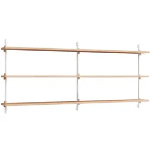MOEBE - Etagère Wall Shelving - Bois naturel - MDF placage chêneVendu parmade-in-design