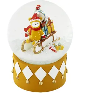 Fabelab - Boule à neige Traineau Multicolore taille unique pas cher