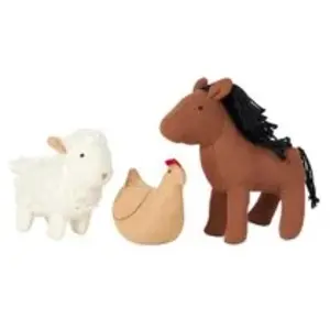 Peluche Fabelab Farm Animals TU pas cher
