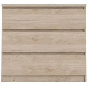 Tvilum BUT Commode 3 tiroirs BEST imitation chêne HL pas cher