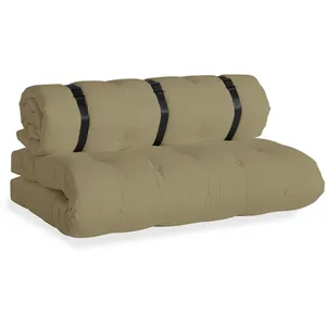 Futon canapé de jardin dépliable beige Buckle-up - Karup Design pas cher