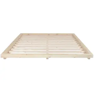 Drawer Karup Design Lit futon DOCK style japonais en bois massif coloris naturel 160x200 pas cher