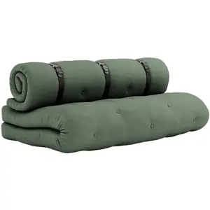 Karup Design Matelas futon et fauteuil 2 en 1 BUCKLE-UP 140x200 kaki pas cher