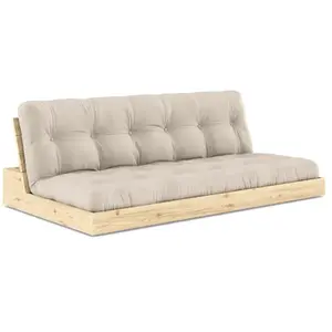 Karup Design Base (couchage) canapé bois naturel/beige - 137101747 pas cher