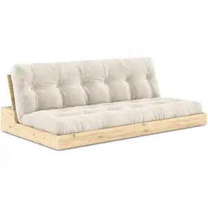 Karup Design Base (couchage) canapé bois naturel/ivoire - 137101510 pas cher
