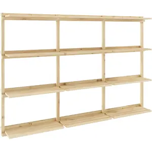 Étagère murale en pin naturel 192x127cm Groove - Karup DesignVendu parmade-in-design