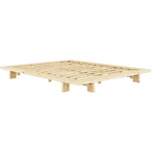Drawer Sommier en bois brut 160x200 Japan - Karup Design pas cher